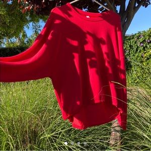 Fabletics red jumper